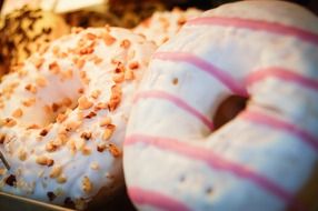 donuts with colorful decor