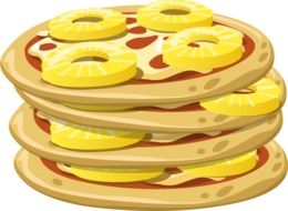 pineapple pizza as an illustration