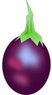 painted eggplant