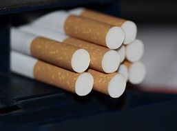 yellow cigarette filters