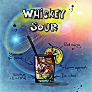 whiskey sour drink