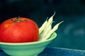 garden vegetables in a plate