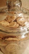 cookies in a glass jar
