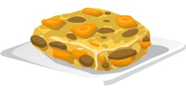 peanut brittle dessert drawing