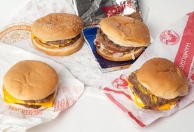 Hamburger and cheeseburgers