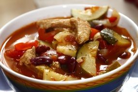 Tasty vegetable soup