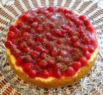 cherry cheesecake dessert