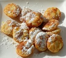 Some small pancakes for breakfast
