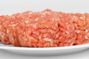 minced meat closeup