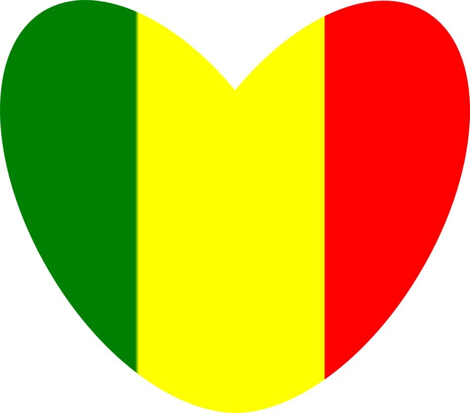 beautiful heart on white background