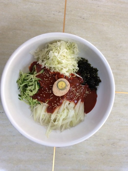 beautiful sprout noodles