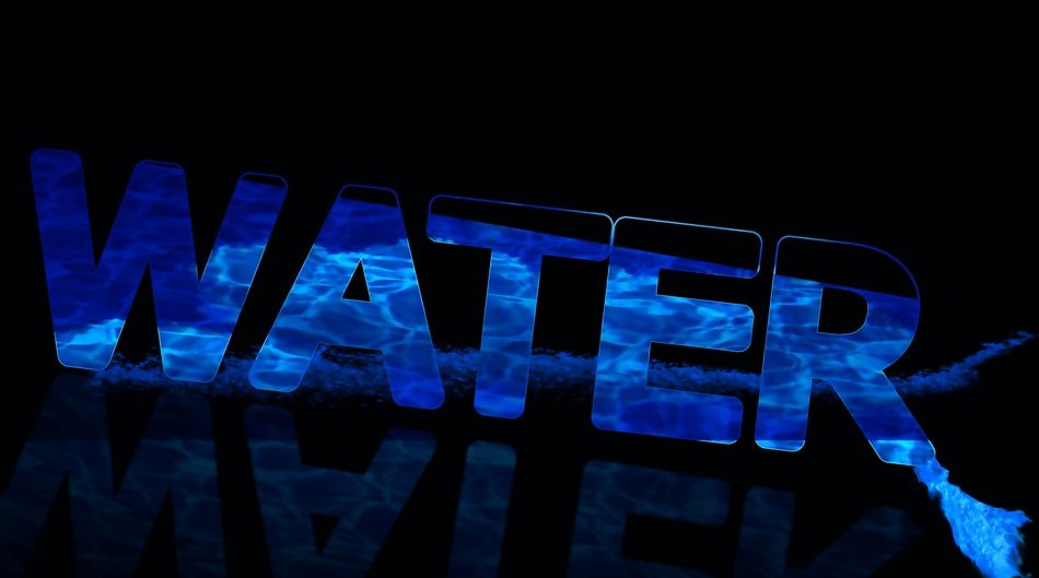 water wet as a blue drawing