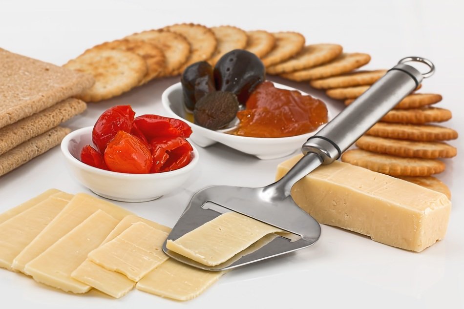 cheese slicer as table setting