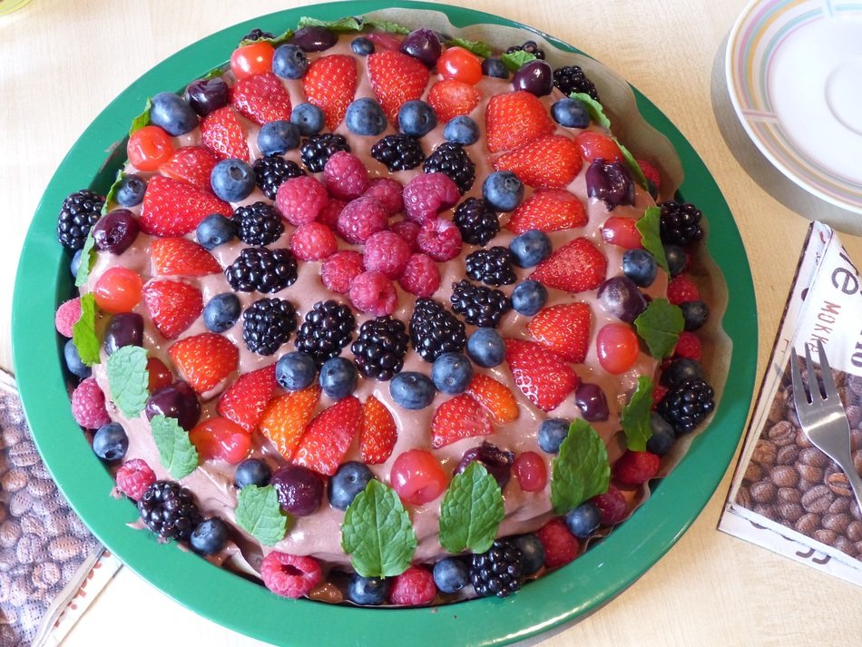 berries pie