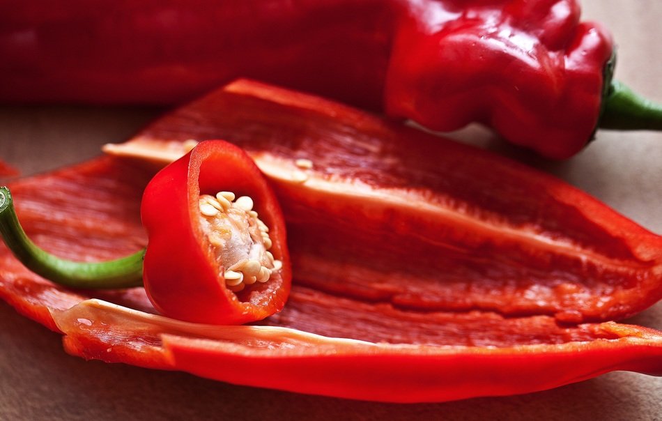 the grain of paprika