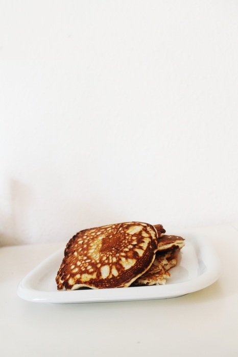 healthy brown pancakes