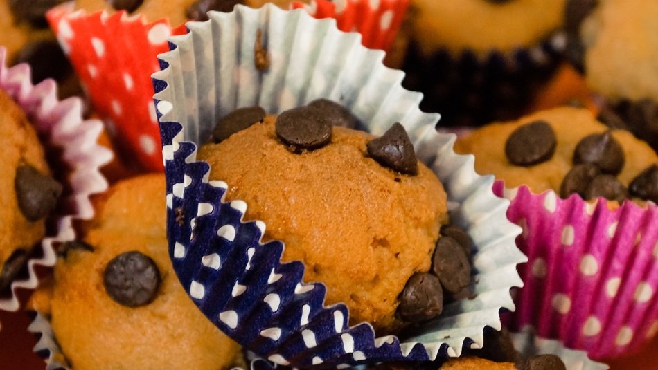 Cupcakes with the chocolate drops