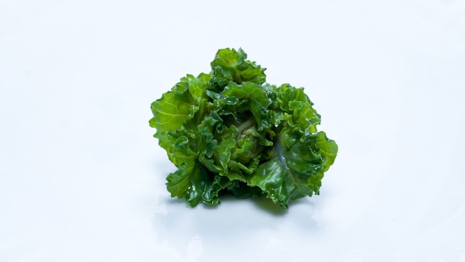 green curly salad
