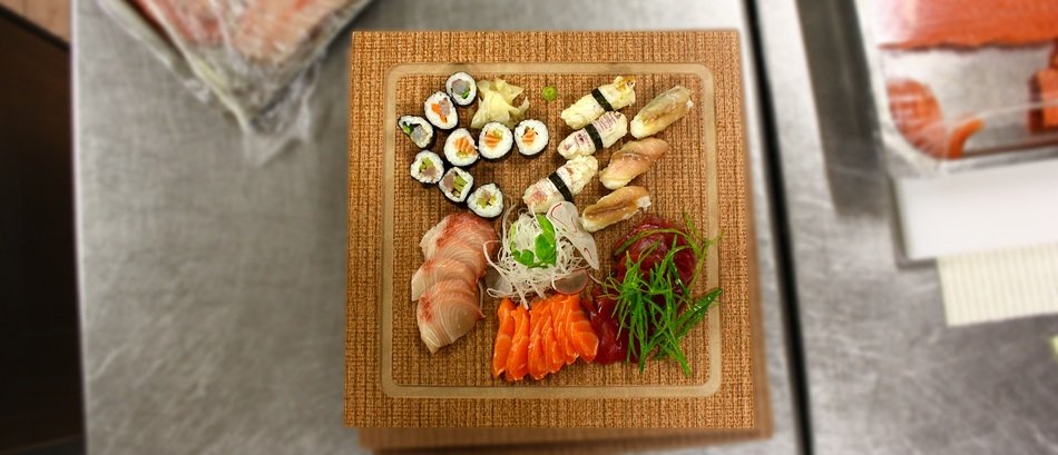 sashimi dish kitchen