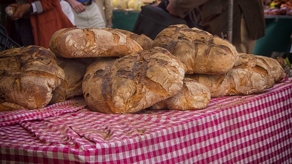 bread on the market