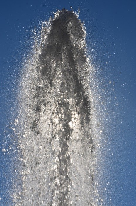 big fountain of fresh water