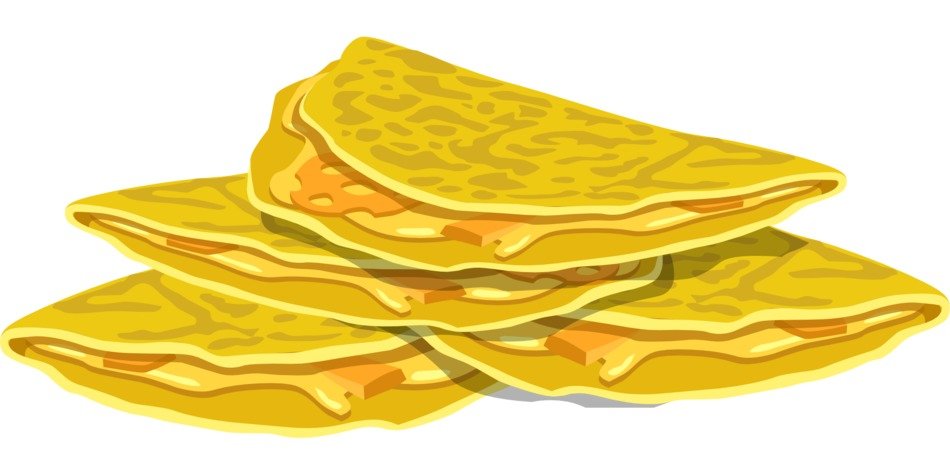 yellow quesadilla