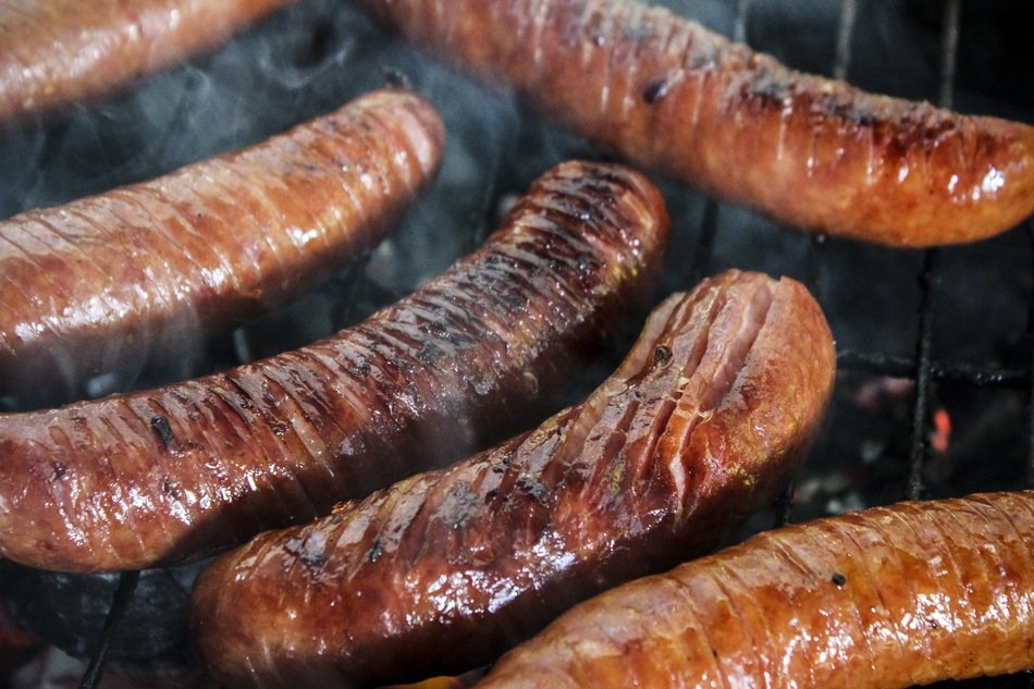 sausage grill at the smoke
