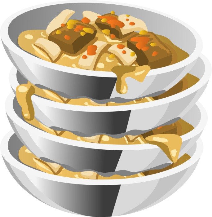 clipart of the dishes