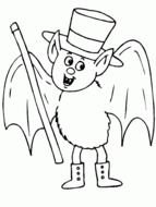 Bat Coloring Pages drawing