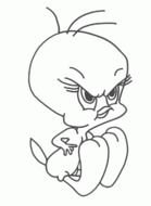Coloring Pages Tweety Bird