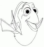 Dory Finding Nemo Coloring Pages N2