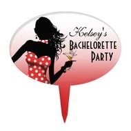 Bachelorette Party Cake Topper