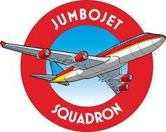 logo with airplane