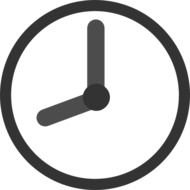 Clip Art Clock 8 00 N4