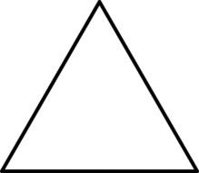 Large Triangle drawing