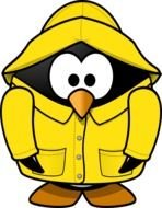 Rain Coat Clip Art drawing