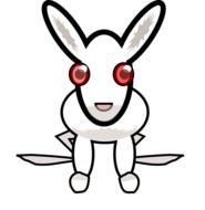Rabbit Clip Art Black And White drawing