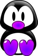Baby Penguin Clip Art drawing