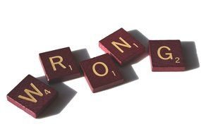 Scrabble wrong drawing