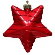 Christmas toy in the form of a red star