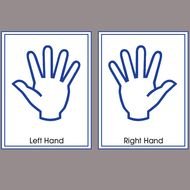 Left Hand Right Printable drawing