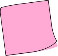 Sticky Note Clip Art N25
