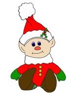 Christmas Elf, drawing