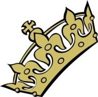 Gold Tiara Princess Clip Art
