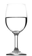 Half Full Glass Of Water drawing