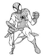 Spider Man Coloring Pages drawing