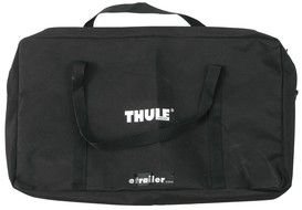 black sports bag on a white background
