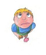 Sad Boy Cartoon drawing