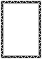 Clip Art of black and white Border