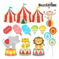 Vintage Carnival Clip Art